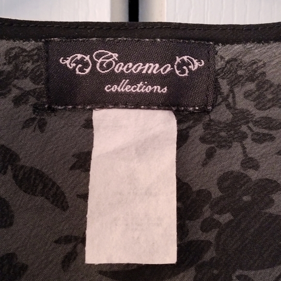 ⚜️ Cocomo Black Floral Blouse - Picture 3 of 8